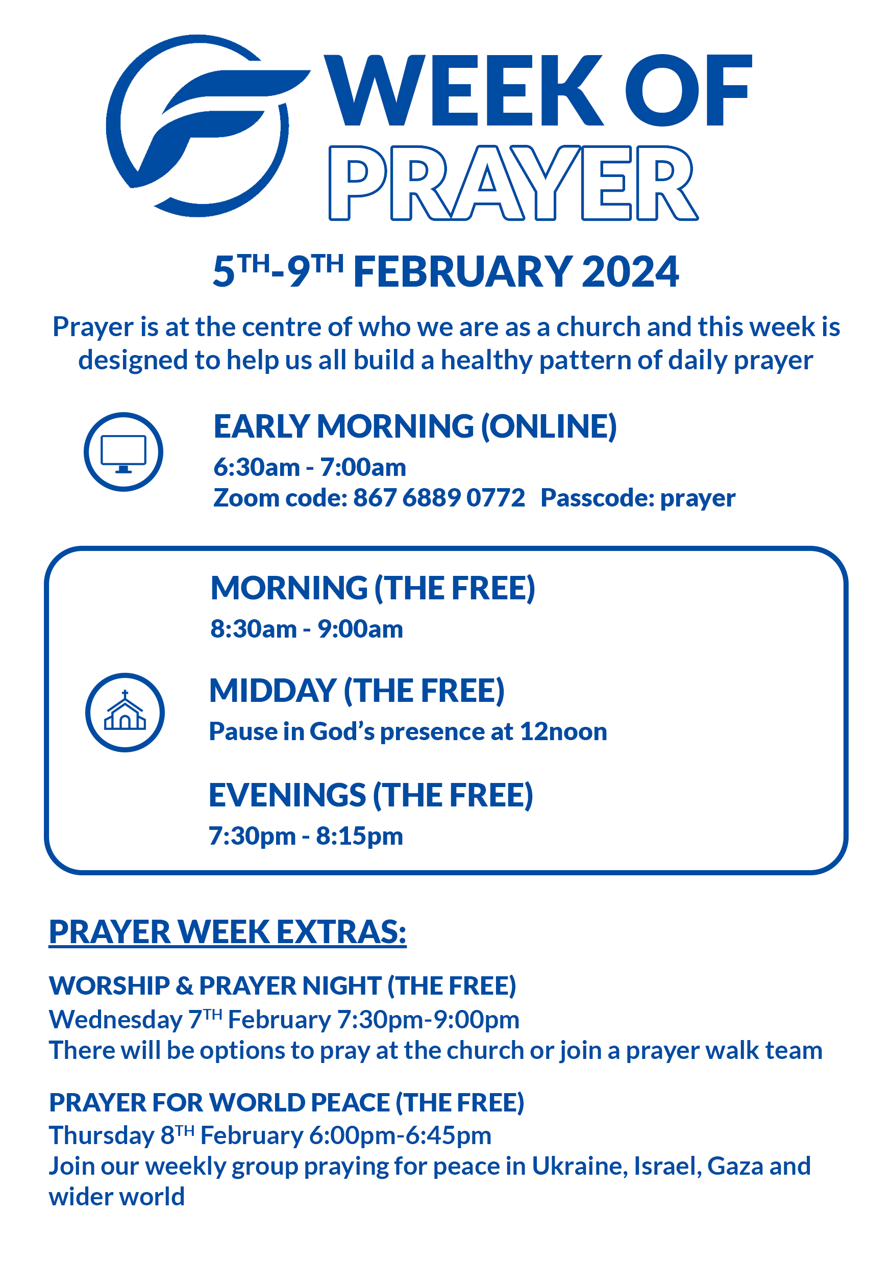 Prayer Week 2024 Flyer